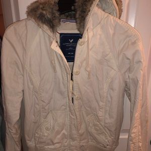 American eagle white jacket